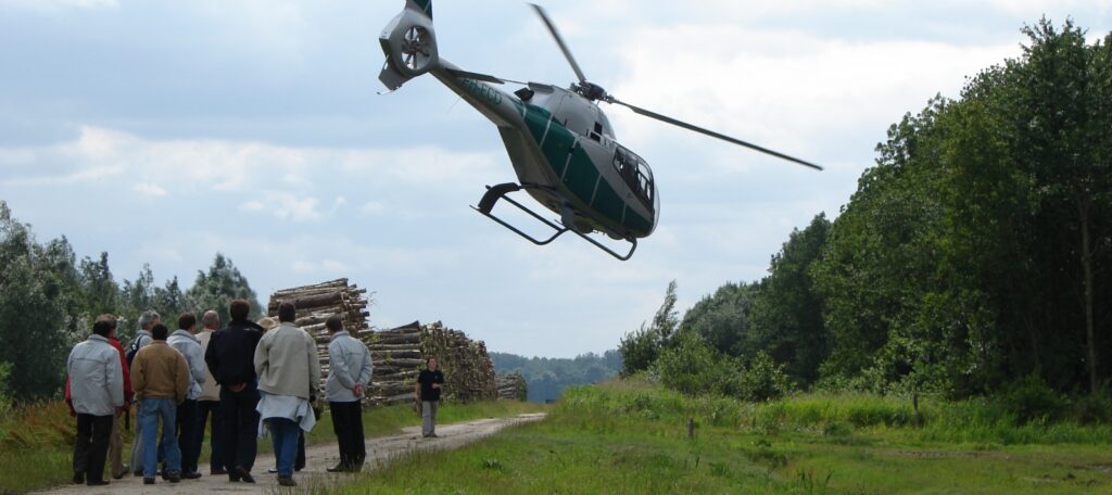 Helikopter Dropping op de Veluwe
