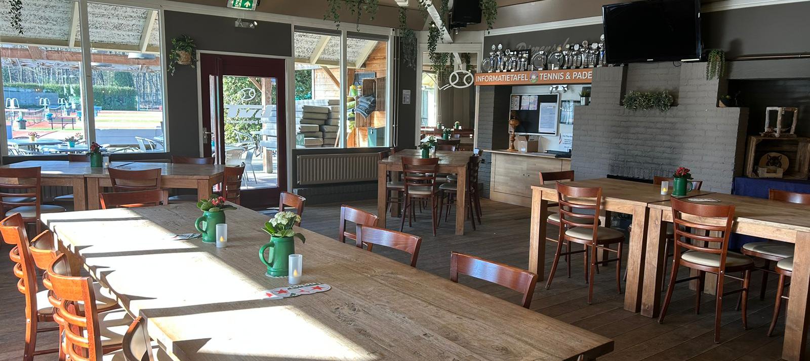 Vergaderen aan de rand van het bos!